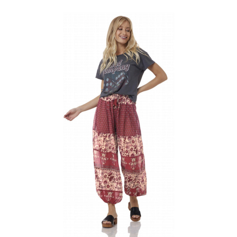 Printed Bloomers Casual Fitness Dance Pants Women'S Trend Corset Sweatpants