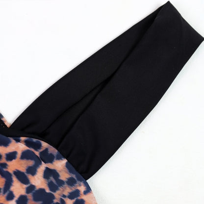 Stylish Color Block Strap Bikini Swimwear