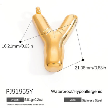 Stylish Stainless Steel Letter Pendant Jewelry