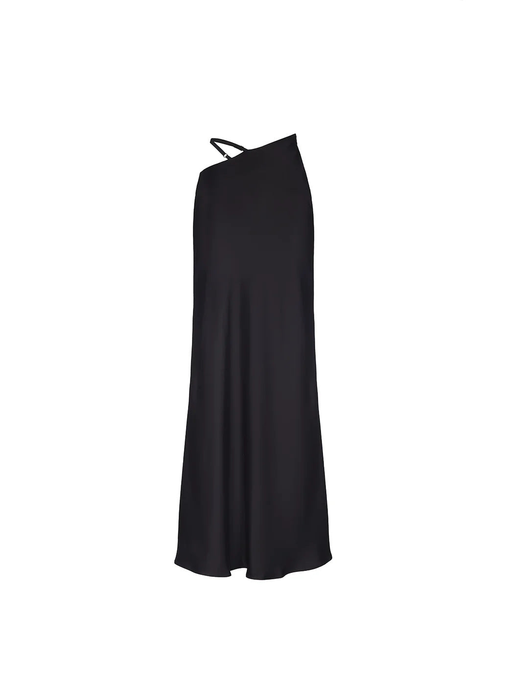 Solid Color Hip Wrap Soft Maxi Skirts