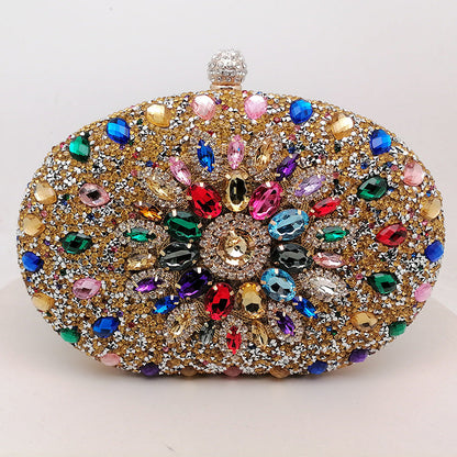 Luxury Rhinestone Evening Clutch Bag for Parties
