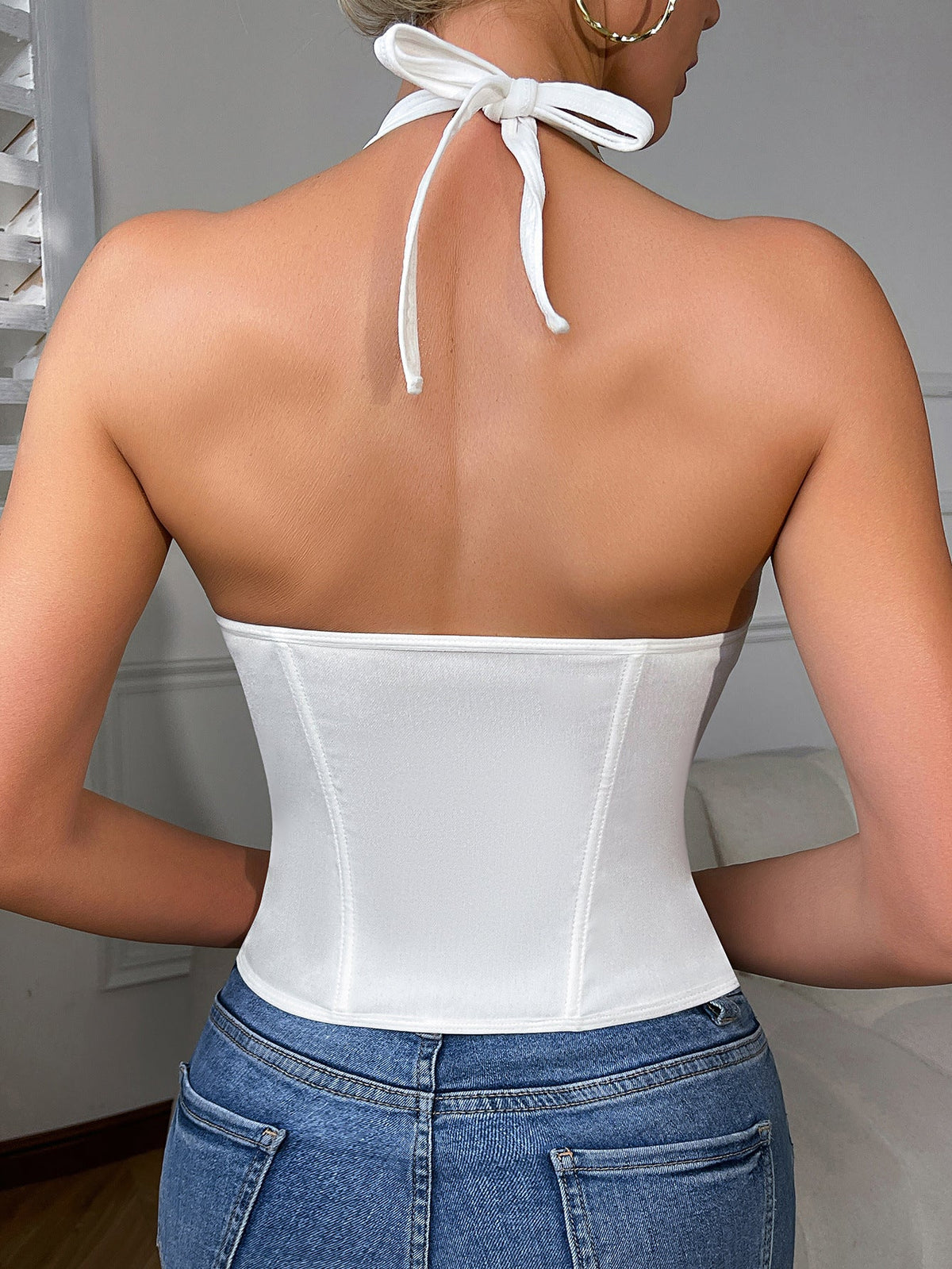 Sexy Adjustable Corset Bustier Tank Top