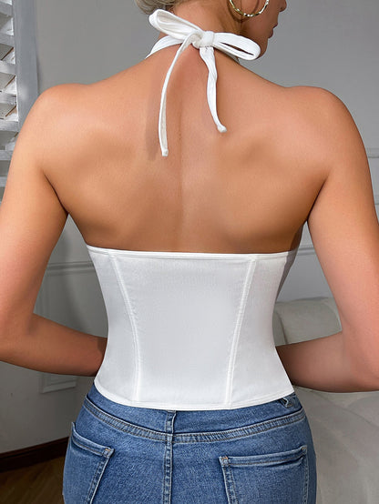 Sexy Adjustable Corset Bustier Tank Top