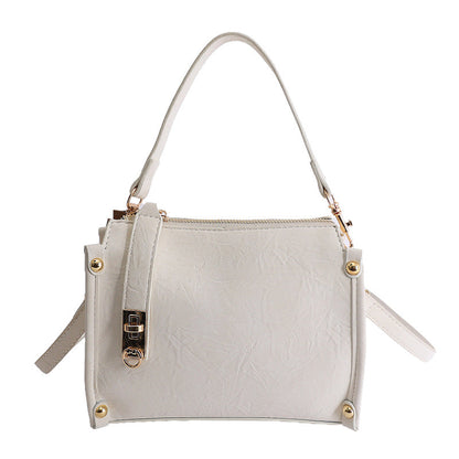 Trendy Candy Color Mini Tote Bag Stylish Commuter Bag