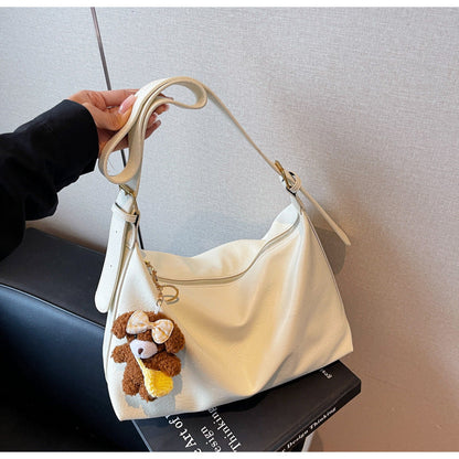 Large Capacity Commuter Tote Bag for Women - Retro Minimalist Design
