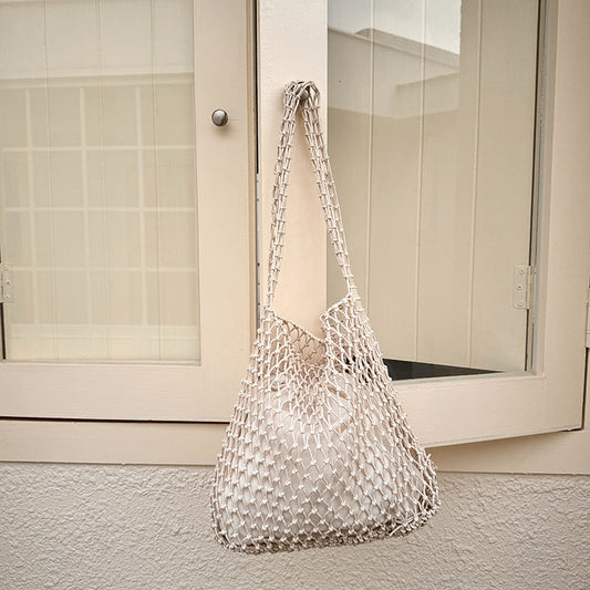 Hollow Large Capacity Braided Shoulder Bag