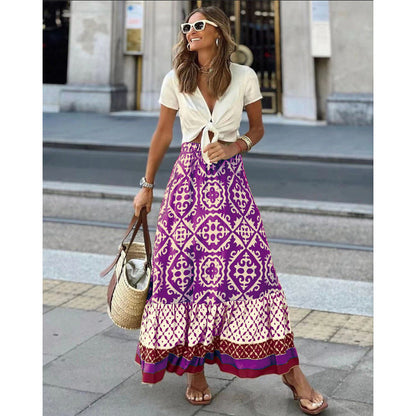 New Fashion Positioning Skirt Ins Casual Loose Holiday Skirt Women