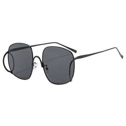 Fashionable Punk Style Oversized Sunglasses for Parties
