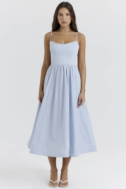 Sexy Slim A Line Spaghetti Dress