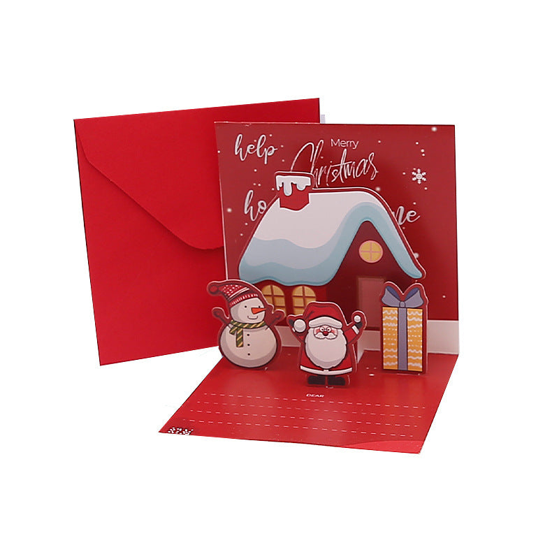 Creative Christmas 3D Pop Up Greeting Card
