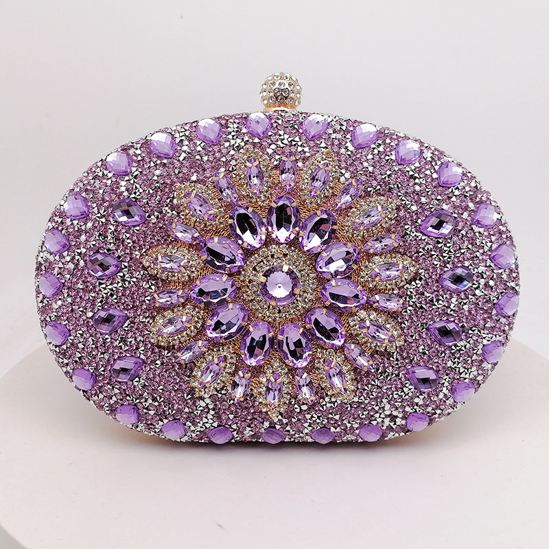 Luxury Rhinestone Evening Clutch Bag for Parties