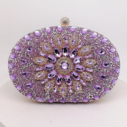 Luxury Rhinestone Evening Clutch Bag for Parties