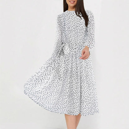 Floral Print Tie Waist Maxi Dress for Women