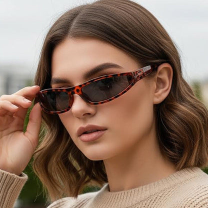 Trendy Retro Hip-Hop Small Frame Sunglasses for Outdoor