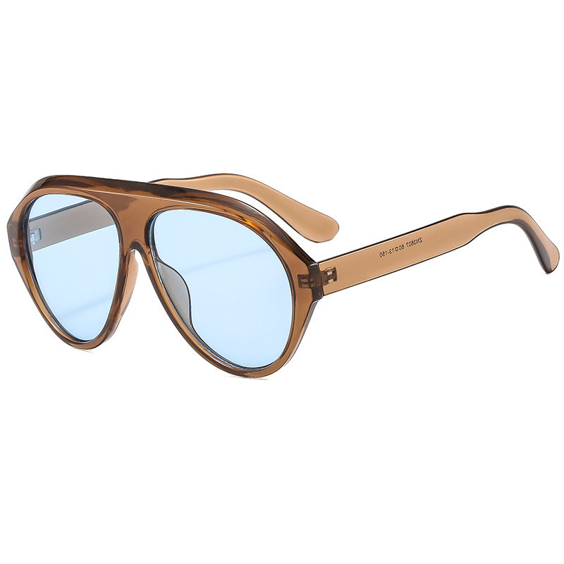 Trendy Oversized Sunglasses Classic Pilot Style UV400 Protection