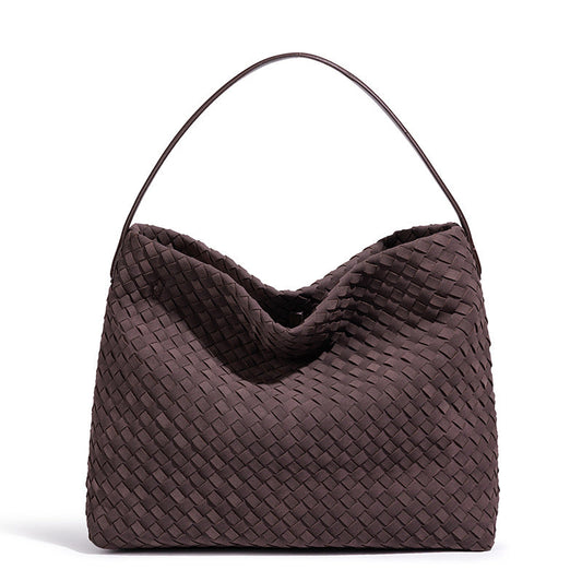 Simple Handmade Woven Large Capacity Underarm Bag