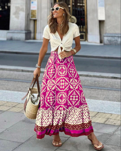 New Fashion Positioning Skirt Ins Casual Loose Holiday Skirt Women