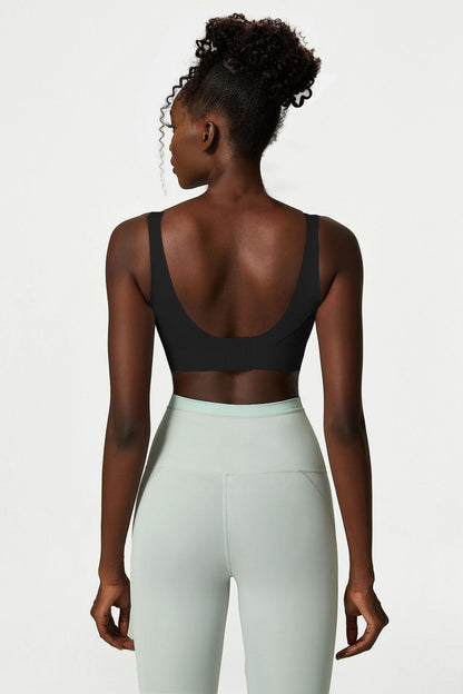 Sports Bra Female Buckle Yoga Bra Seamless Yoga Bra