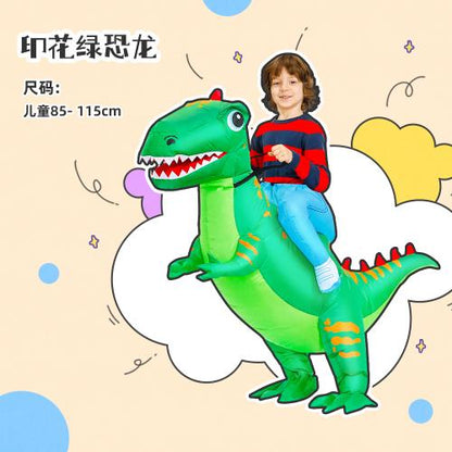 Halloween Children'S Costume Dinosaur Inflatable Clothes Adult Kids Dinosaur Clothes Mounts Tyrannosaurus Christmas