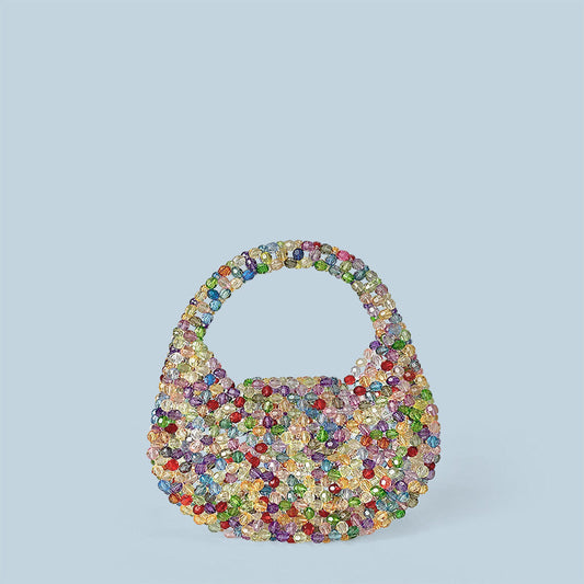 Mini Beads Handmade Party Handbag