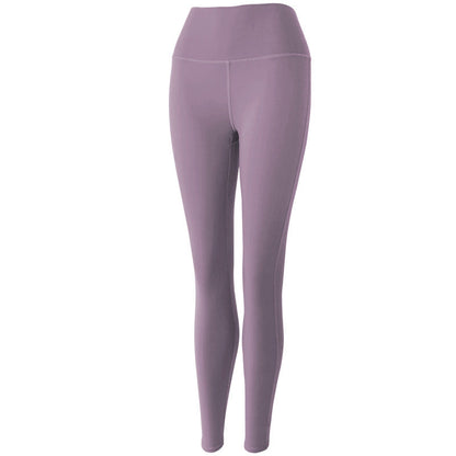 Yoga Clothes Women'S Running Fitness Solid Color Pants High Waist Hip Tights Dance Sports Pedal Pants Quick-Drying Yoga Pants