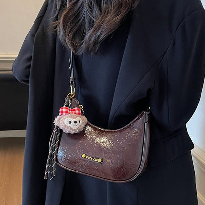 Trendy Casual PU Shoulder Bag for Women
