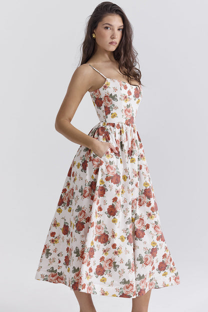 Sexy Slim A Line Spaghetti Dress