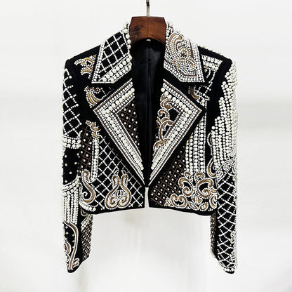 Stylish Embroidered Short Jacket