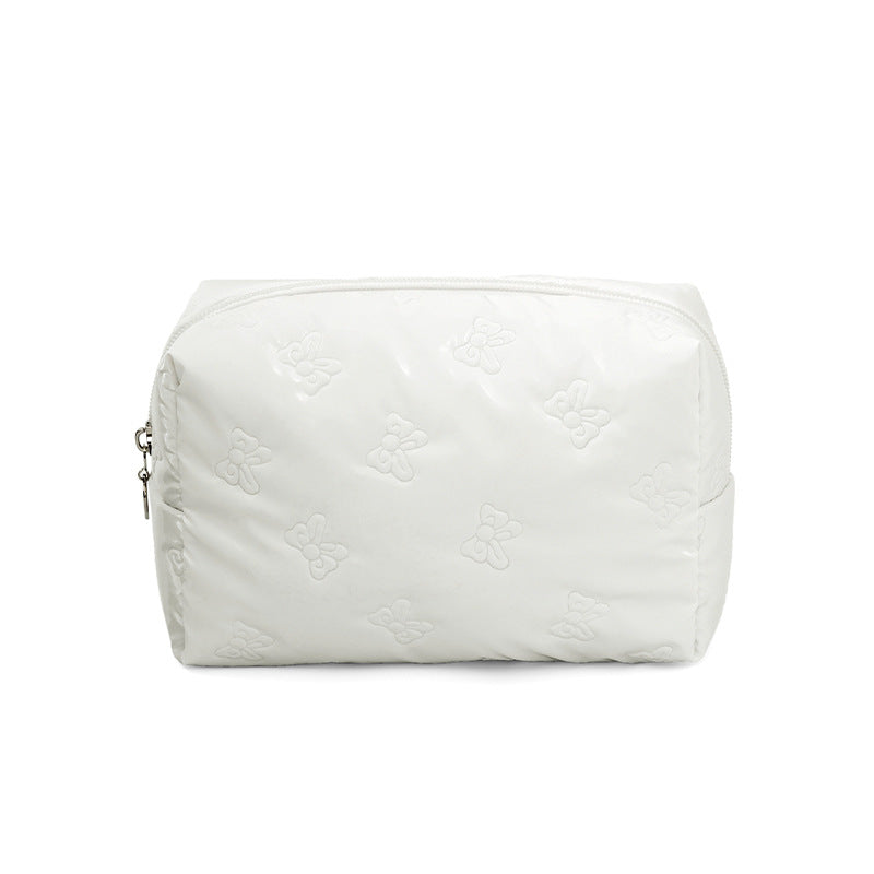 Elegant Butterfly Print Portable Cosmetic Bag