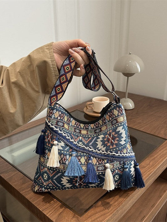 Minimalist Bohemian Fringe Shoulder Bag
