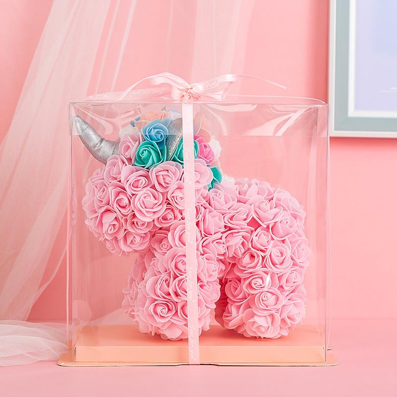 Rose Unicorn Eternal Flower Valentine'S Day Christmas Gift Soap Flower Unicorn