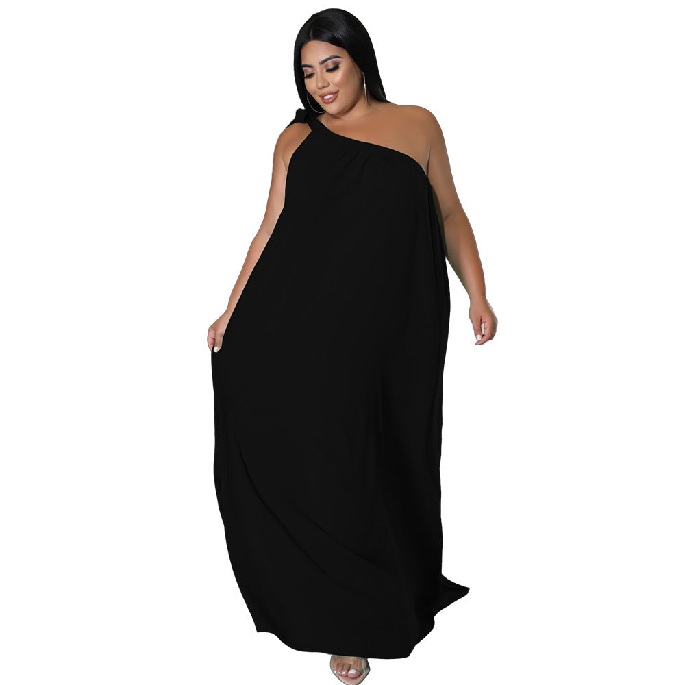 Sleeveless Backless Maxi Dress Elegant Solid Color