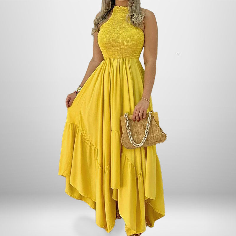 Elegant Sleeveless Maxi Dress Casual Feminine Style