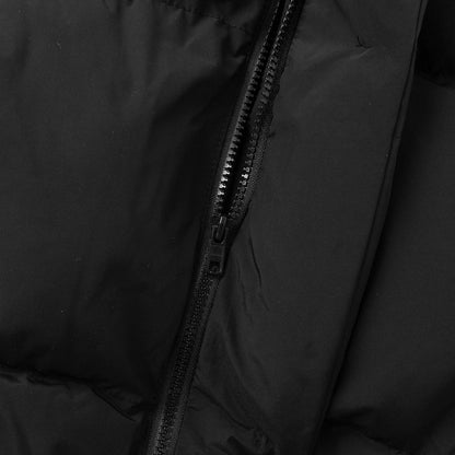 Casual Black Vest Jacket Comfortable Polyester Outerwear