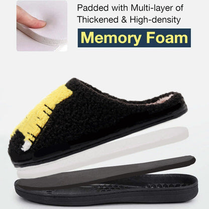 Bow Knot Plush Warm Winter Indoor Slippers