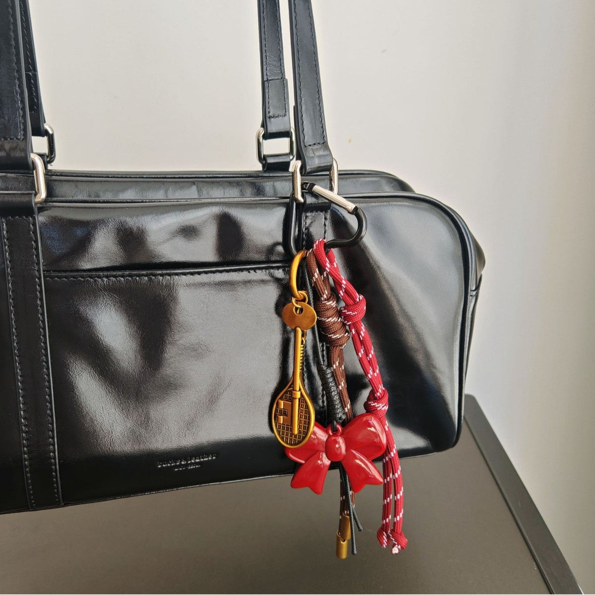 Tassel Braided Rope Keychain Bag Charm