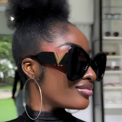 Trendy Butterfly Sunglasses Non-Polarized UV400 Protection