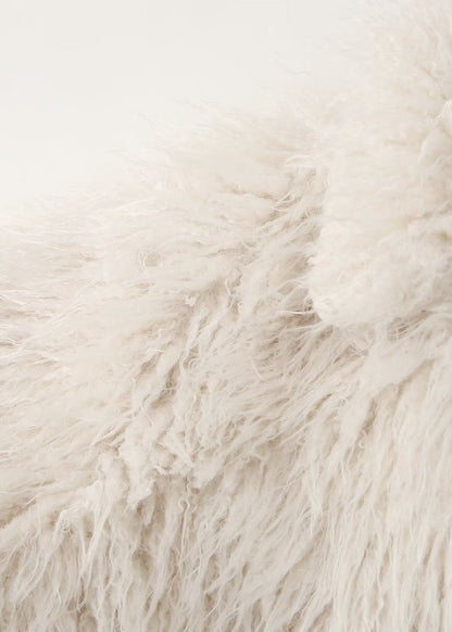 Faux Shearling Jacket Soft Textured Cozy Chic