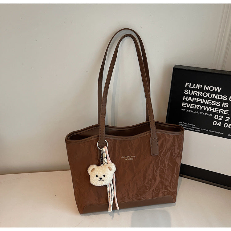 Vintage Style Large Capacity Tote Bag for Women