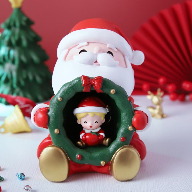 Christmas Star Lights Small Night Lights Decorations Scene Layout Luminous Decorations Santa Claus Gifts Snowman Gifts