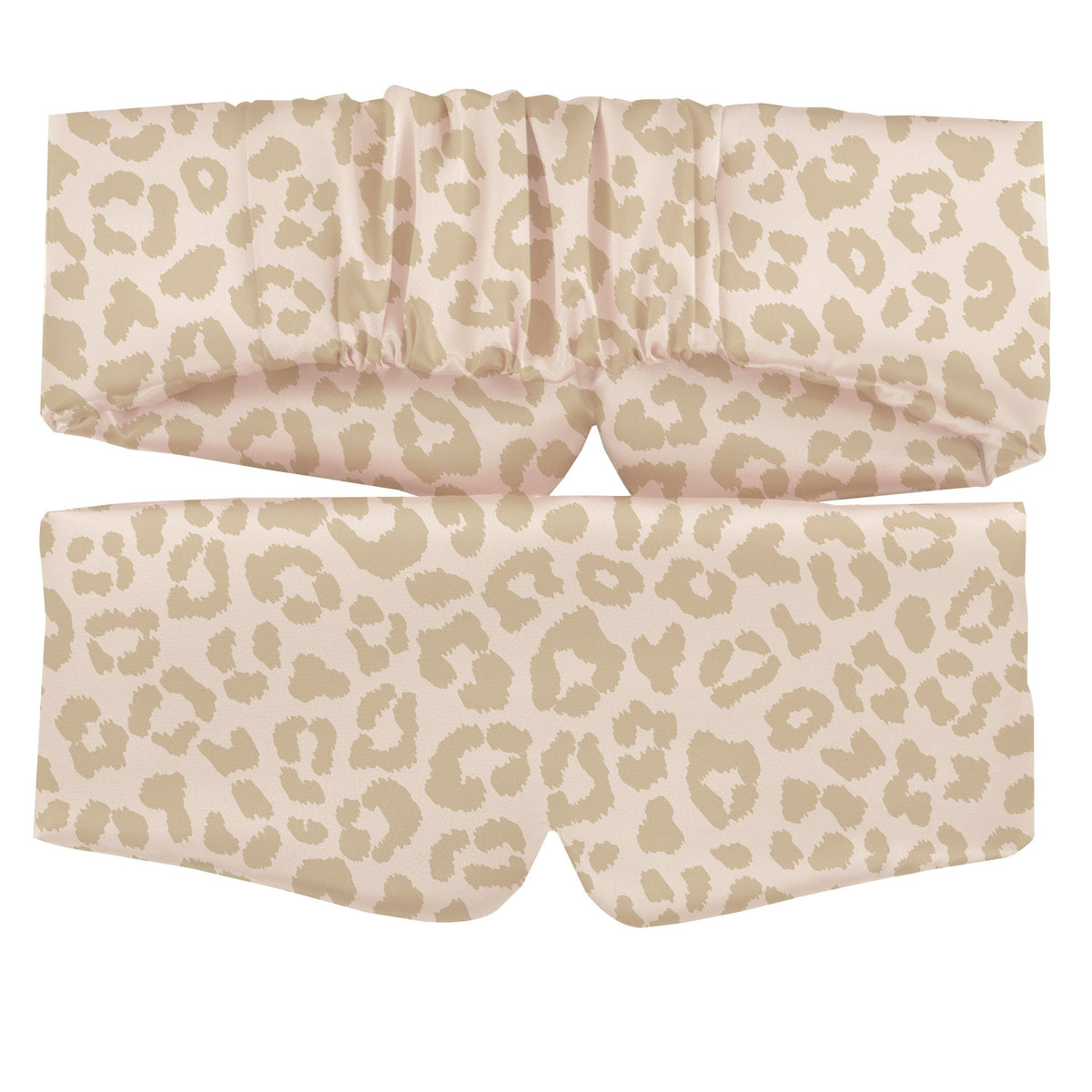 Cozy Satin Animal Print Sleep Mask