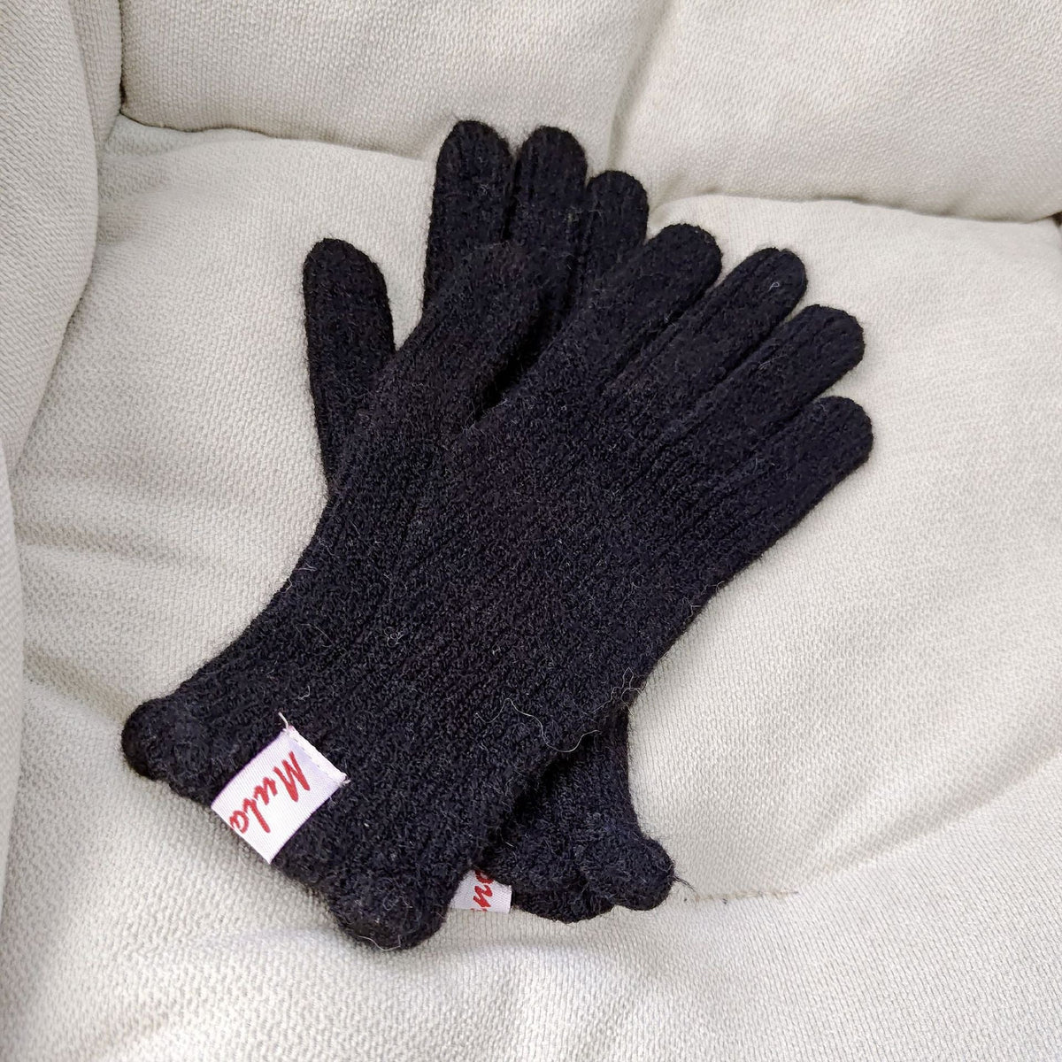 Soft Ribbed Solid Color Warm Knit Gloves