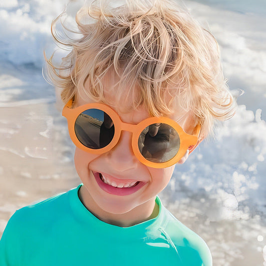 Trendy Round Vintage Children’s Sunglasses in Multiple Colors