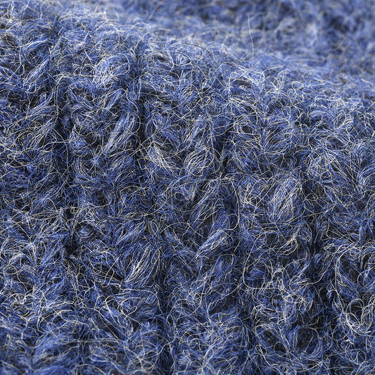 Simple Solid Color Knit Hat Lengthen Beanie