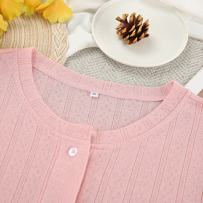 3 Pcs Knit Cami Shorts Lounge Pajamas Set