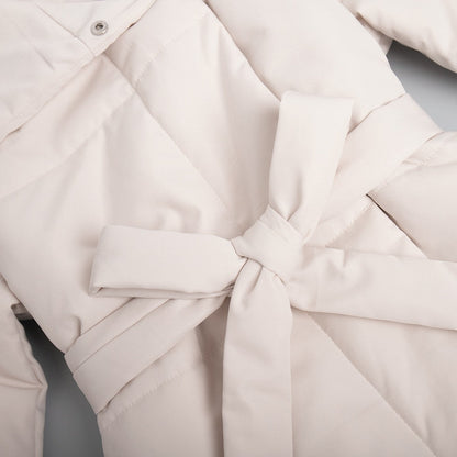 Long Cotton Jacket Casual Warm Coat