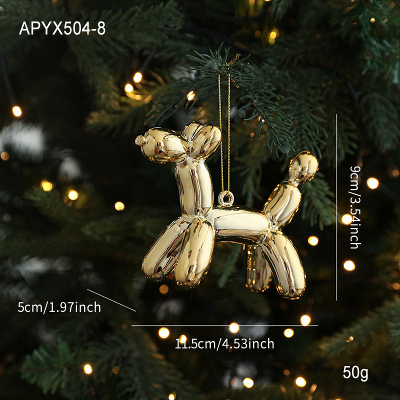 Sparkly Cartoon Charm Christmas Hanging Ornament