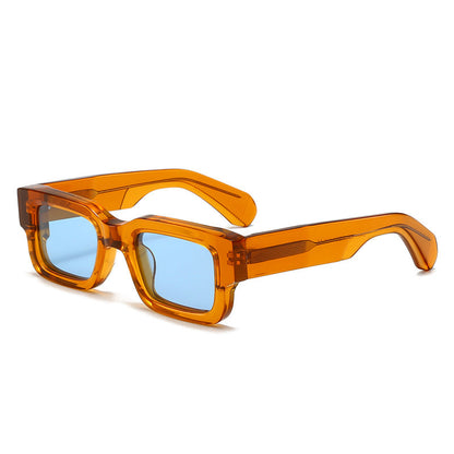 Fashion Square Frame Punk Sunglasses