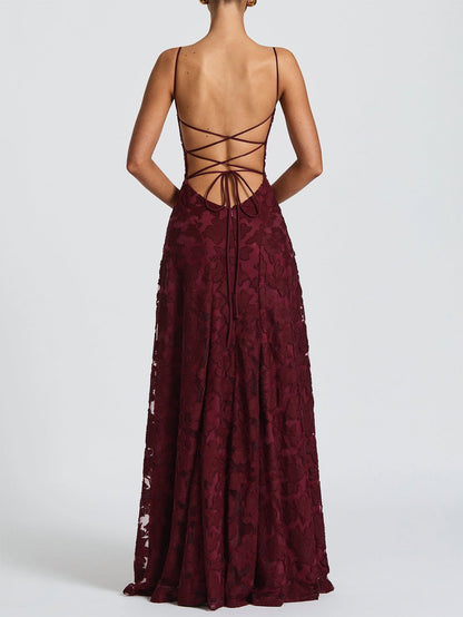 Elegant A-Line Maxi Dress for Women