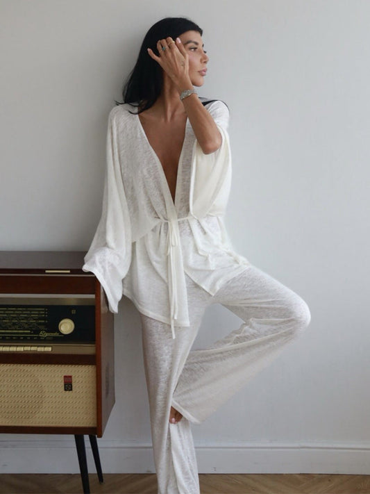 Lazy Style Modal Pajama Set for Women - Cozy Casual Loungewear